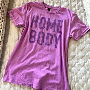 Purple Home Body T-Shirt Gilden Medium